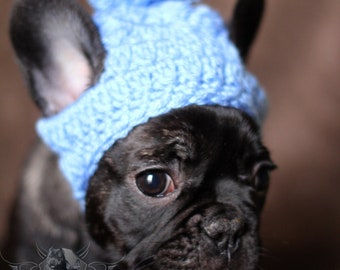 Fancy Frenchie Fashion Winter Beanie Hat gorrito para mascotas cachorros