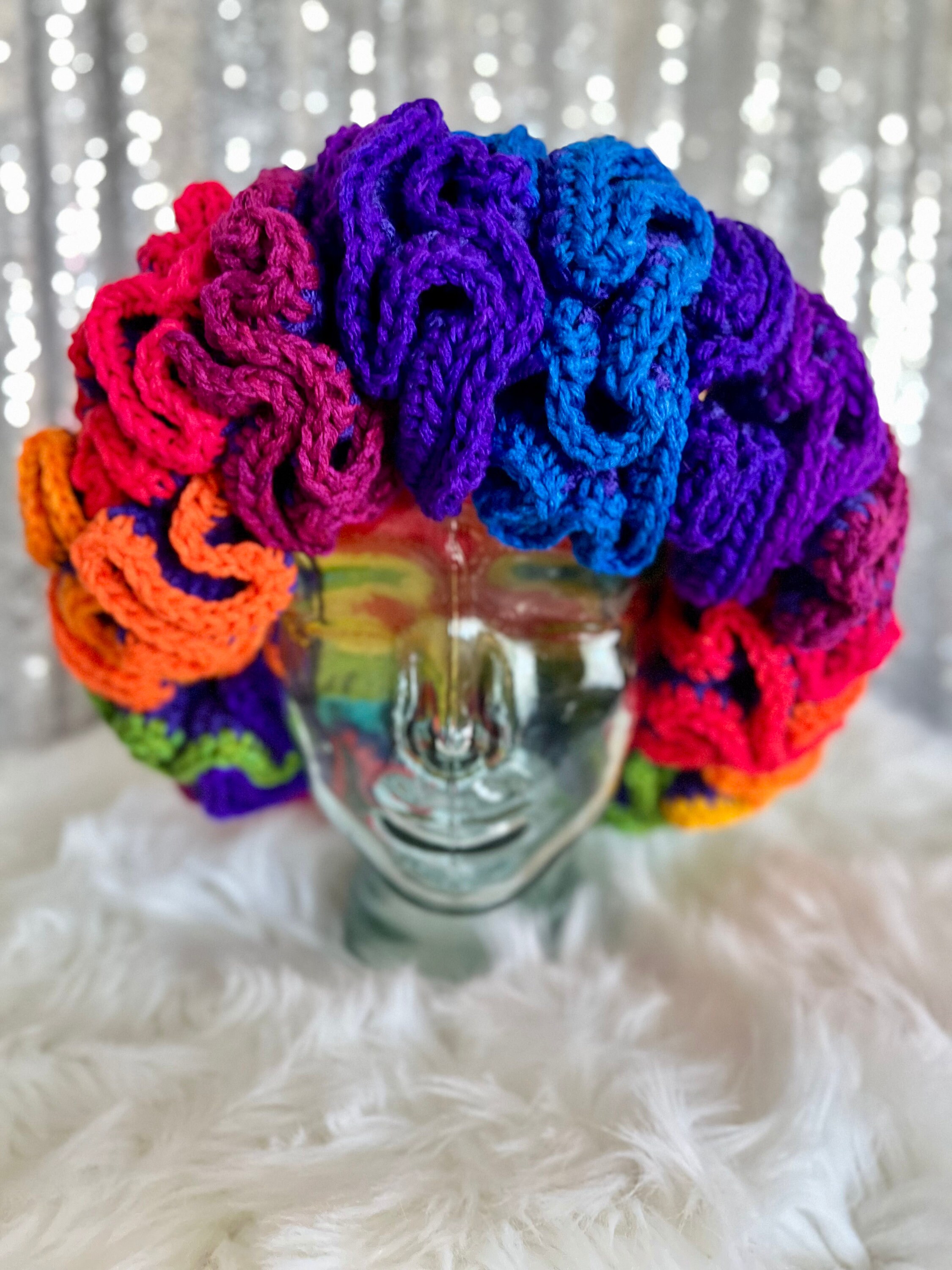 Pride Ruffle Hat Crochet - Etsy display picture 3