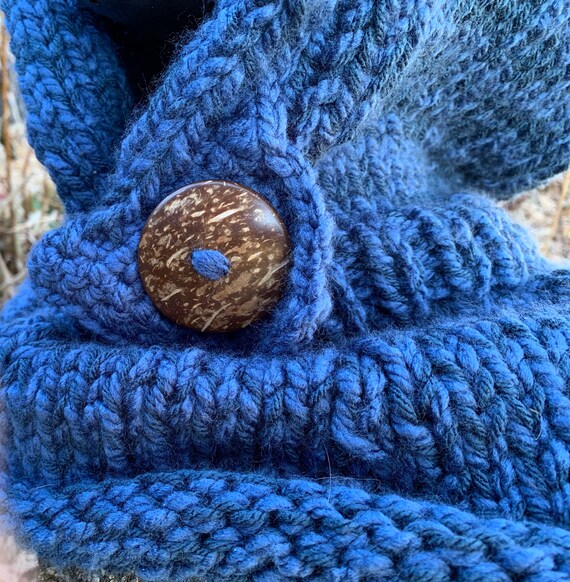 Bulky Knit Hood - Etsy
