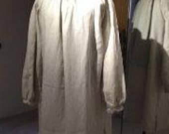 18th Century linen work shirt-custom