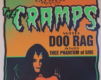 The Cramps Screenprint Punk Tour Poster Handbill 1990s
