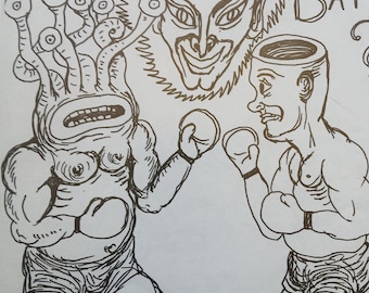 Daniel Johnston Signed Art Print.