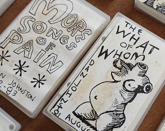 Vintage Daniel Johnston Cassette Tapes.   Choose your album