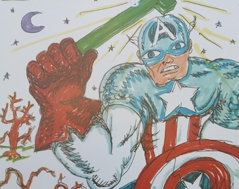 Daniel Johnston Signed Art Print.
