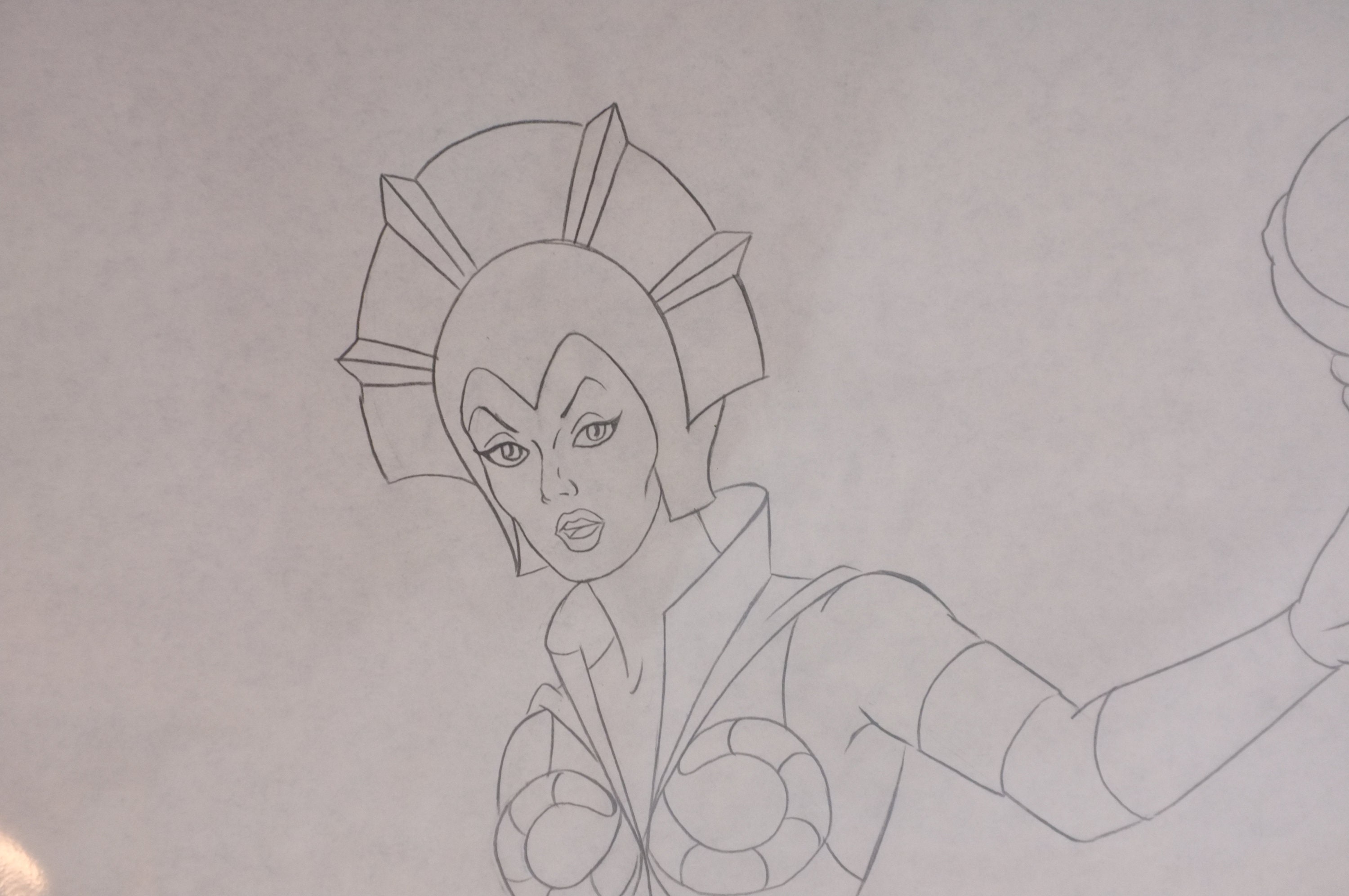 HE MAN Masters of the Universe Original Production Animation Sketch Etsy