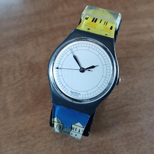 1985 Swatch Originals Retro Swiss Watch. New Battery installed