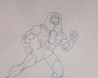 Original 1980s Animation Artwork HE-MAN Masters of the Universe