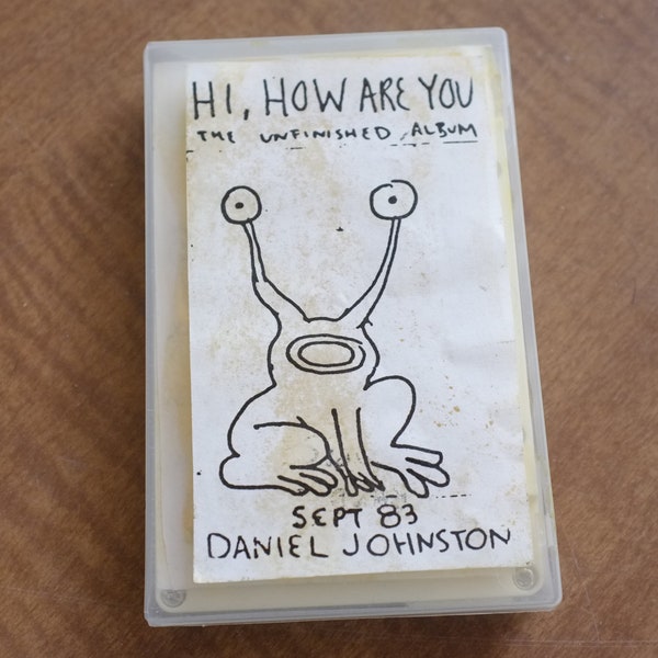 Cintas de casete antiguas de Daniel Johnston. Elige tu álbum.