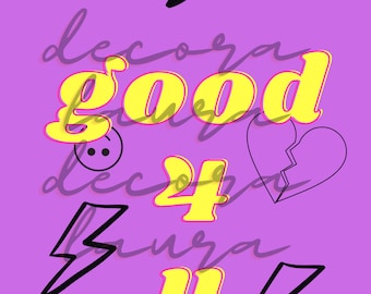 Good 4 U Olivia Rodrigo Phone Wallpaper Digital Download Etsy