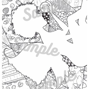 Fairy with Mouse Coloring Page PDF