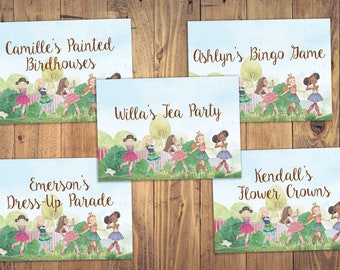 Customized Wellie Wishers Party Signs - 5 custom signs included!