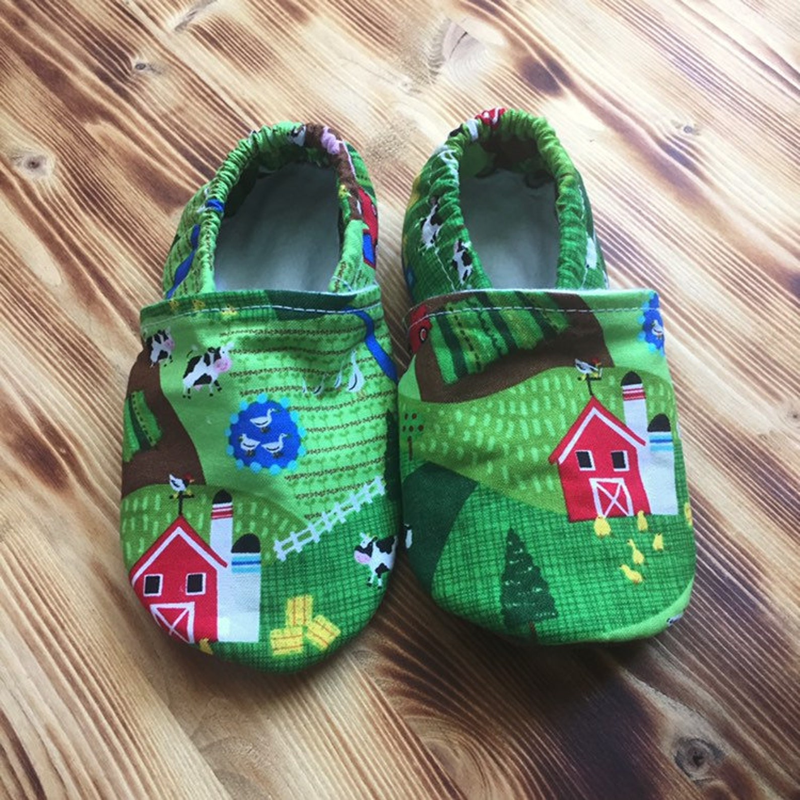 Barnyard Shoes Farm Stay on Toddler Shoes crib Shoes baby Etsy