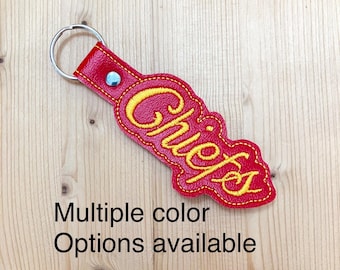 Chiefs Key Fob | Chief Key Chain | School Mascot | School Spirit | Teacher Gift | Thank You Present