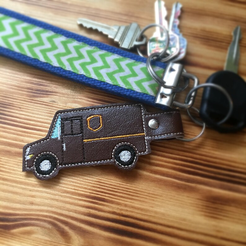 Delivery Truck Driver Key Fob Mail Carrier Key Chain Etsy