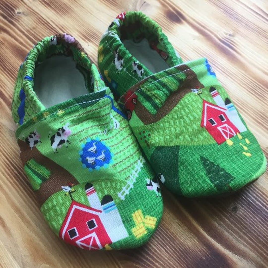 Barnyard Shoes Farm Stay on Toddler Shoes crib Shoes baby Etsy