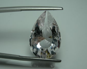 GIT 11.50ct DANBURITE gem Charcas Mexico, Natural Untreated Colorless gemstone, Large Collector Stone, report certificate genuine, rare size