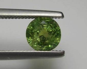 AGL rare 1.45ct DEMANTOID GARNET gem Balochistan Pakistan Natural Yellowish Green Andradite gemstone report certificate cert Genuine