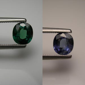 1.39ct very rare Color Change Garnet Gem Green Purple Bekily Madagascar Natural Full Change Untreated Cushion shaped gemstone