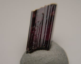 1.52ct Very Rare gem Painite Crystal gemmy color change brown red Wetloo Wet-loo Mogok Burma Natural Genuine Burmese Collector 8mm long