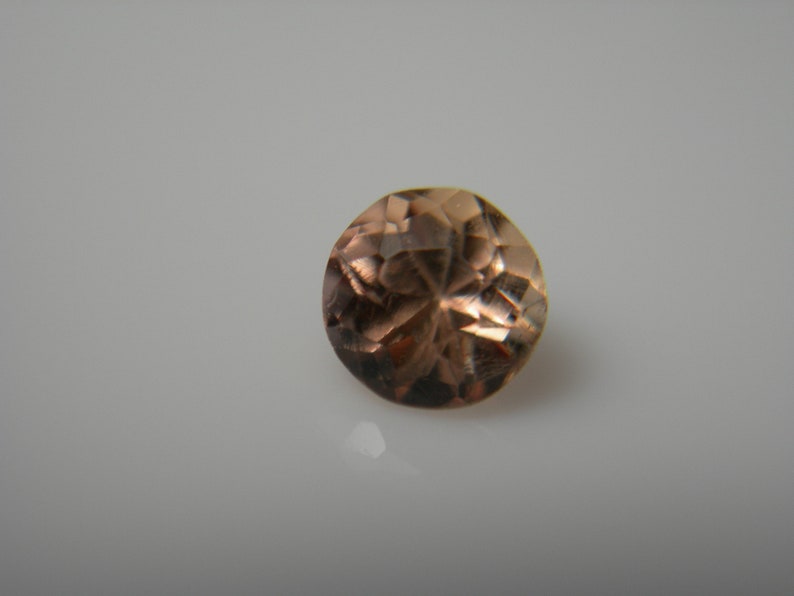 0.38ct rare yellow orange pinkish Peach Imperial Precious Topaz gem Antique Old Mine Cut Loose Stone Natural Brazil gemstone GENUINE