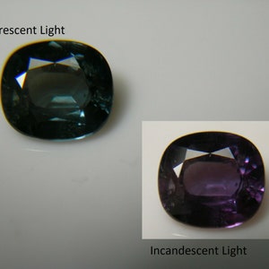 1.17ct very rare Color Change Garnet Gem Blue Green Purple Bekily Madagascar Natural Full Change Untreated Cushion shaped gemstone