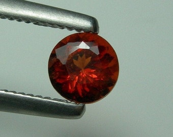 GIT 0.56ct TRIPLITE gem, Skardu Pakistan, Natural Orange gemstone, Untreated, collector stone, report certificate, very rare
