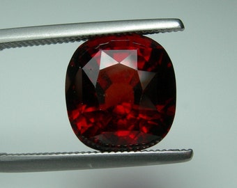 8.45ct HESSONITE gem Sri Lanka rare Natural Reddish Orange Ceylon Cinnamon Grossular garnet gemstone