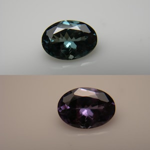 0.80ct COLOR CHANGE GARNET gem Bekily Madagascar Natural Untreated Full Strong Change Genuine Gemstone Blueish Green Purple oval very rare