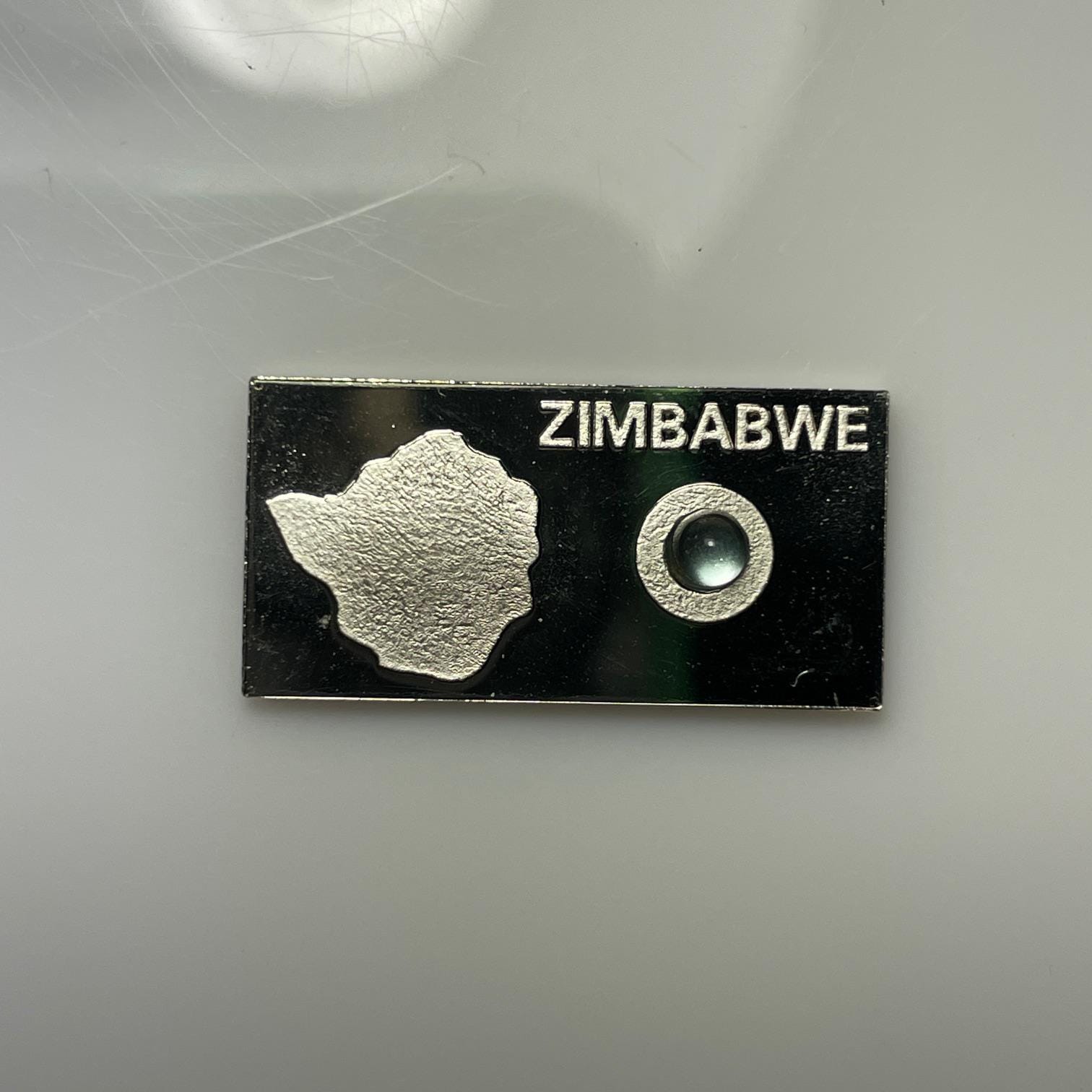 ジンバブエ産ブルートパーズ スターリングシルバー 925 ミニチュア