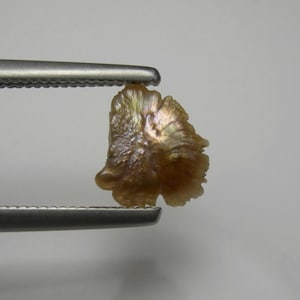 NATURAL PEARL Mississippi River Golden Bronze rainbow Baroque Shape U.S.A. American loose mermaid tear Uncultured Untreated Un-drilled mp80