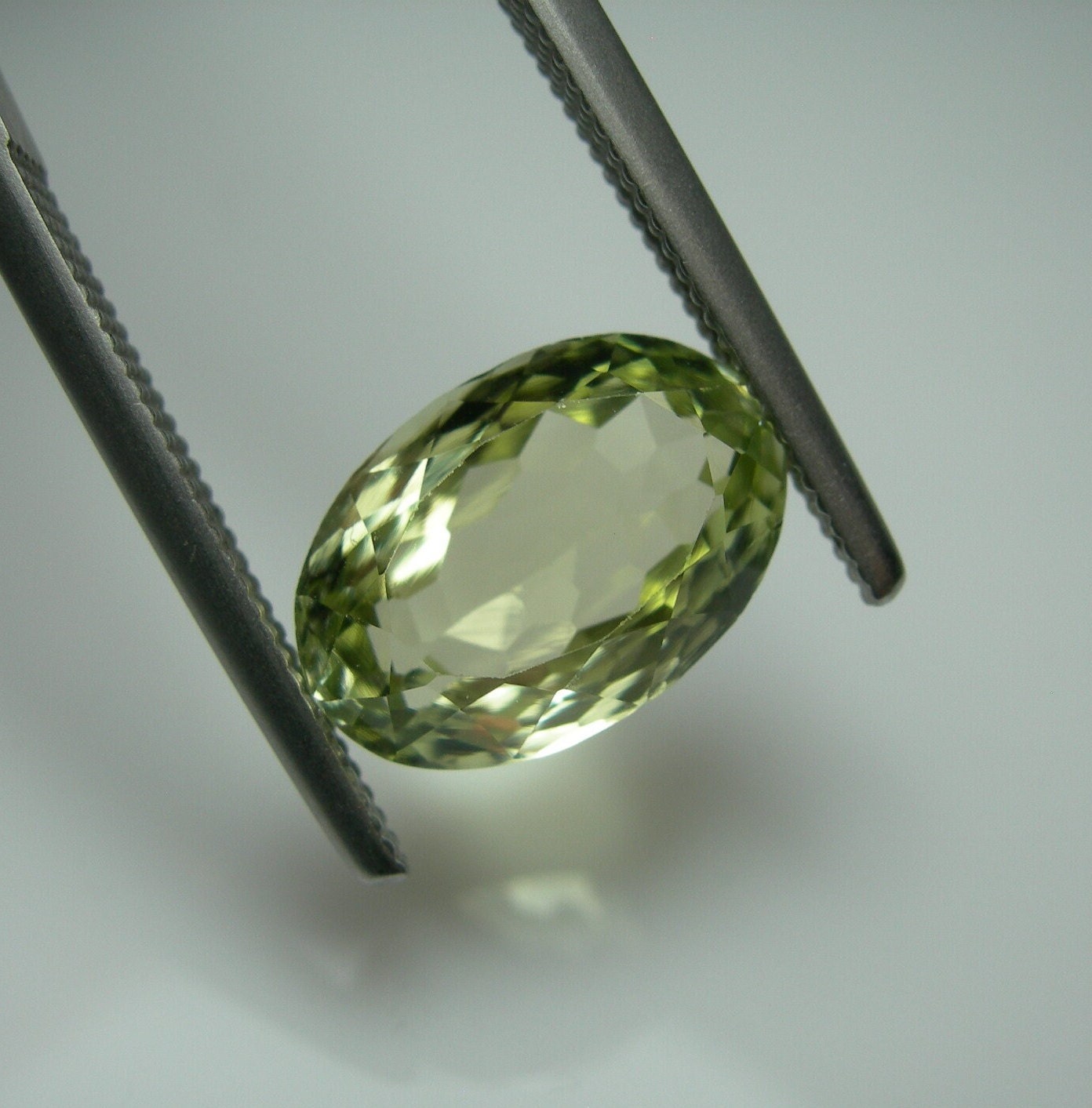 その他 CRYSTAL 4.20ct Sillimanite Gem Greenish Yellow Orissa India Natural