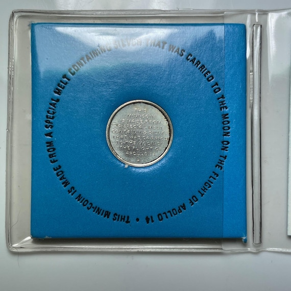 APOLLO 14 MEDAL 銀製メダル Franklin Mint Apollo 14 Alan