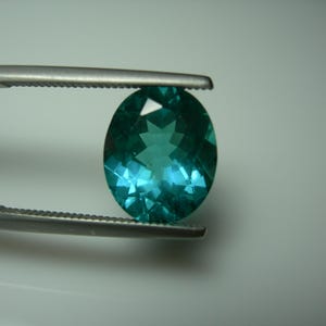 CLOSEOUT rare 4.58ct APATITE gem Teal Greenish Blue Madagascar Natural gemstone oval Fancy Color Genuine Loose