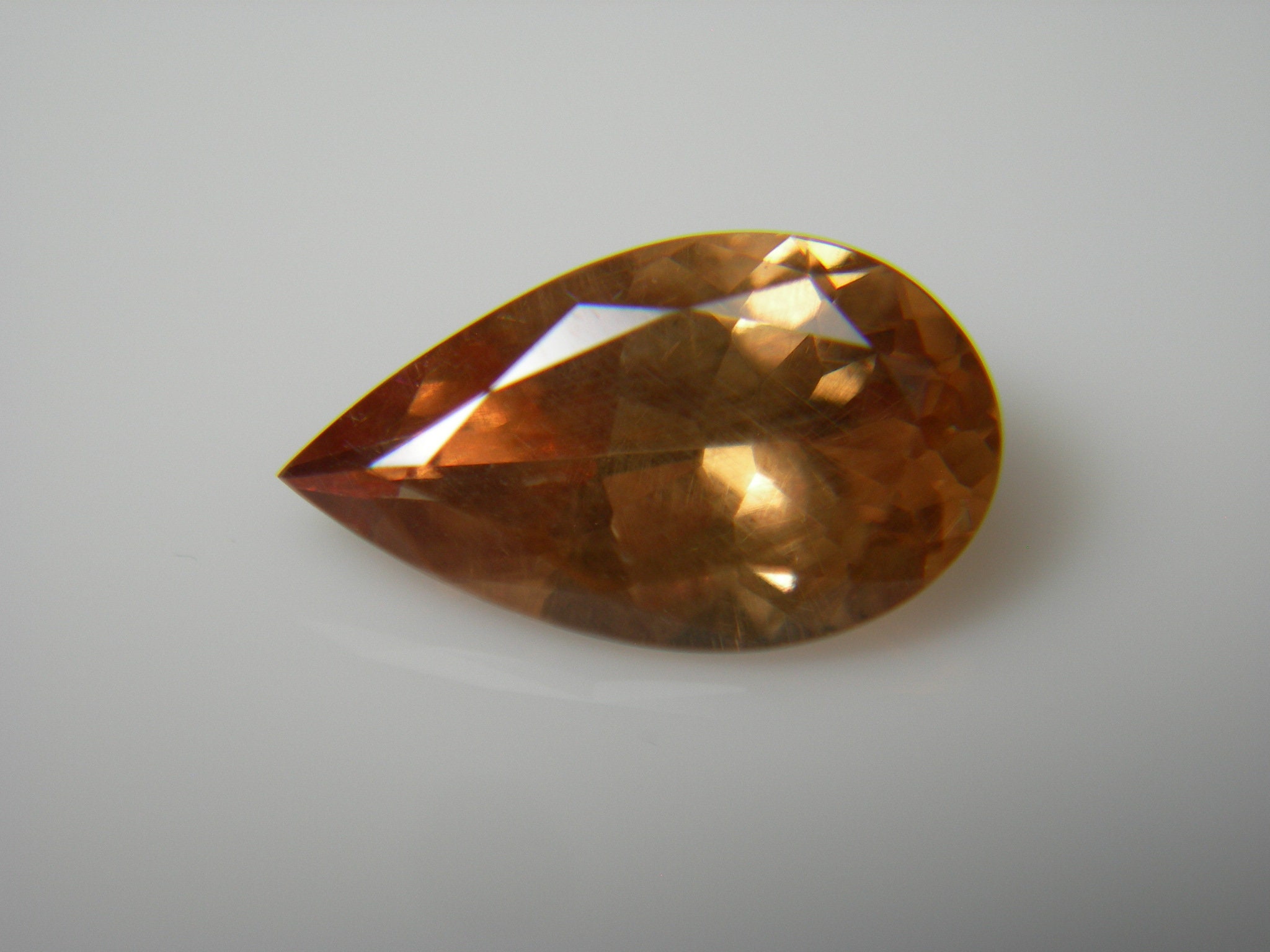 1.54ct Apricot Malaya gem Natural Malaia Gemstone Etsy