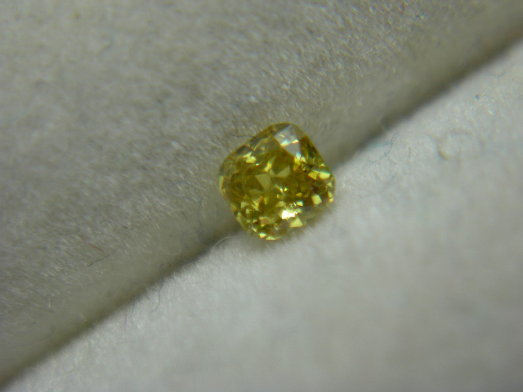 0.07ct Very Rare Fancy Yellow Diamond Gem AIG Lab Report - Etsy Canada