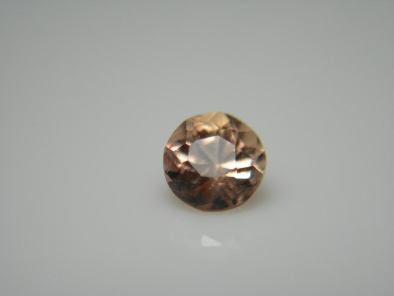 0.38ct rare yellow orange pinkish Peach Imperial Precious Topaz gem Antique Old Mine Cut Loose Stone Natural Brazil gemstone GENUINE