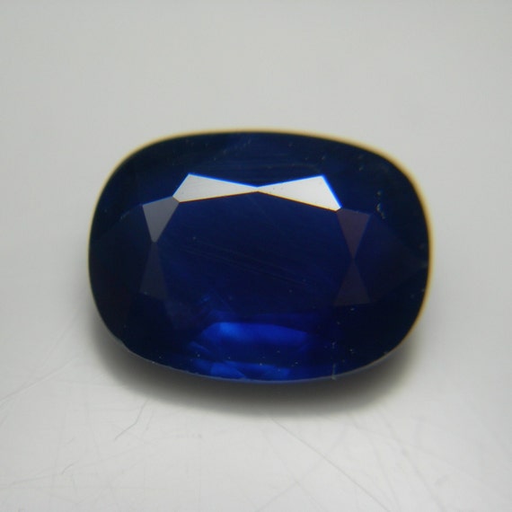 Saphir Bleu Naturel De Thaïlande – 5,7 Mm X 4,7 Mm, 0,41 Ct, Chauffé, Rare