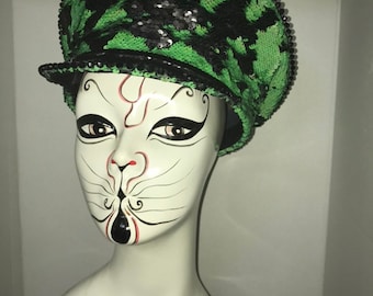Green Sequence hat
