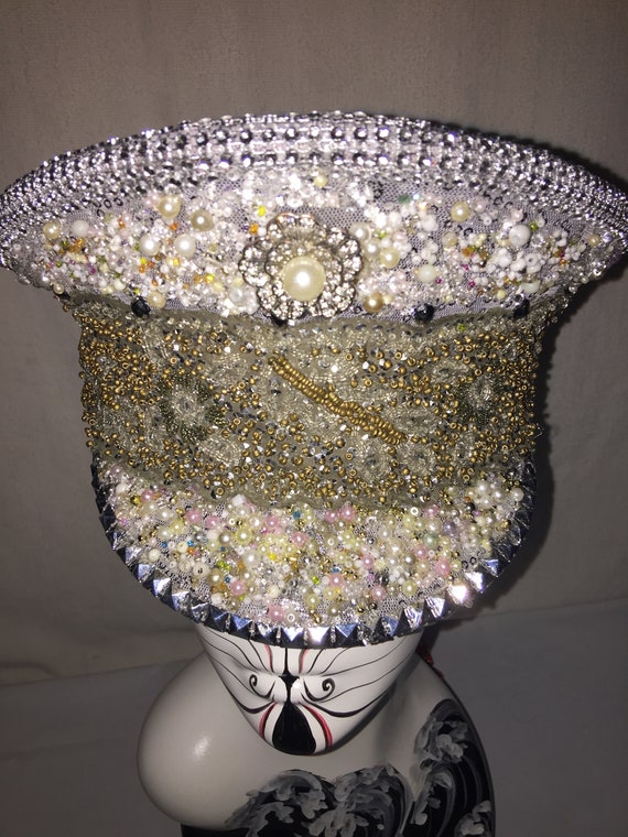 Rhinestone Festival Captain Hat - Etsy display picture 2