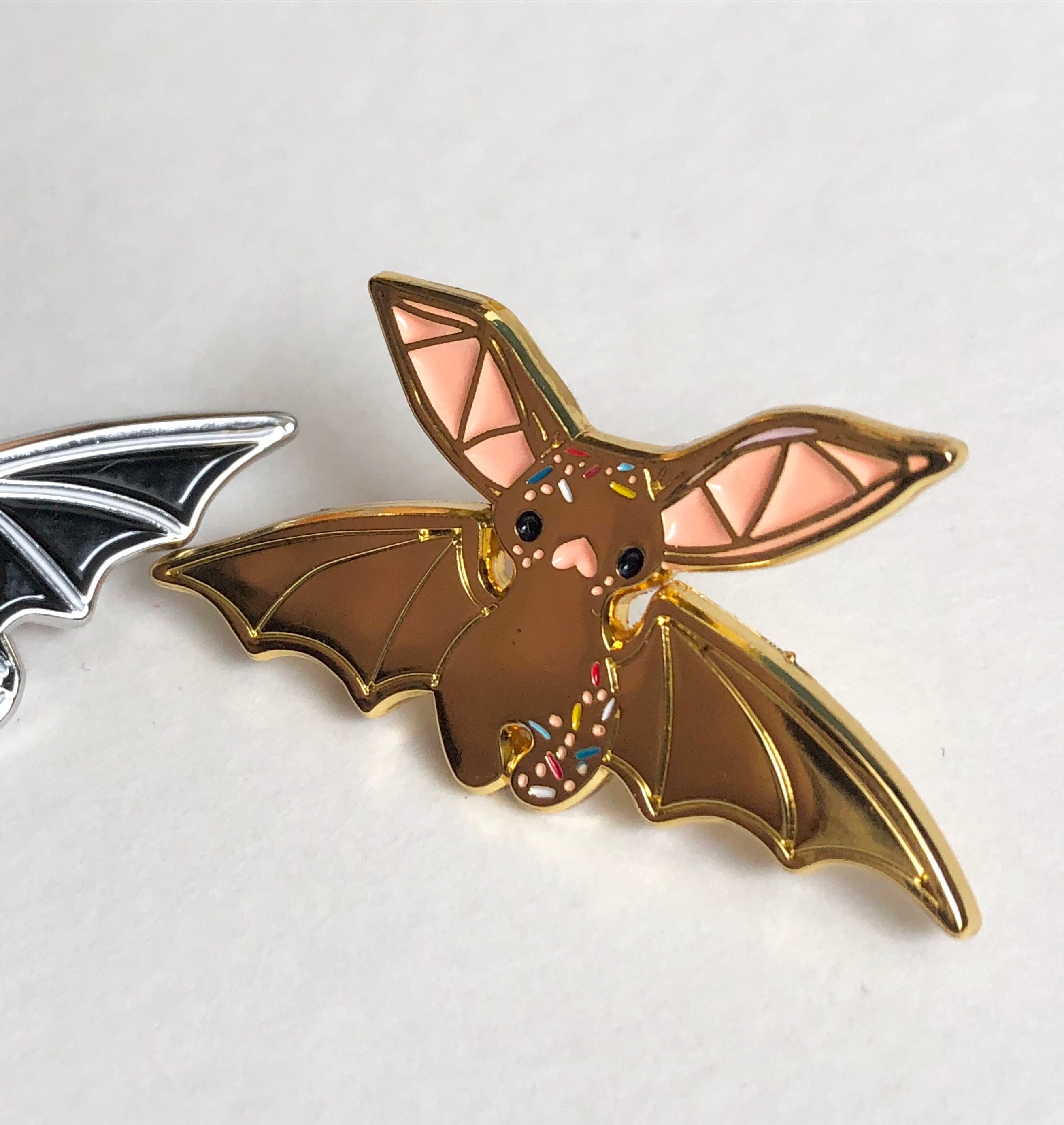 Enamel Bat Pins Etsy Ireland