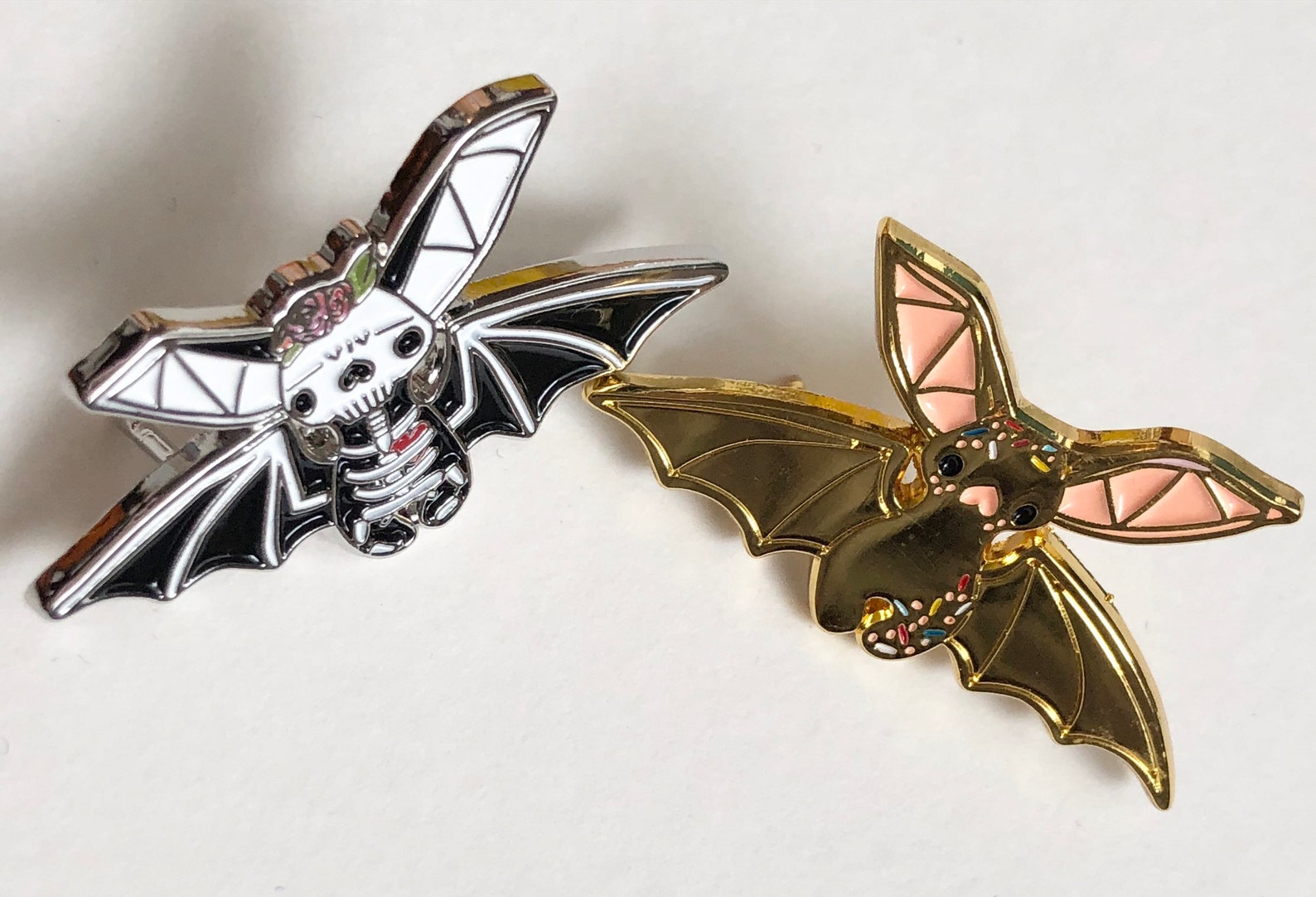 Enamel Bat Pins Etsy Ireland