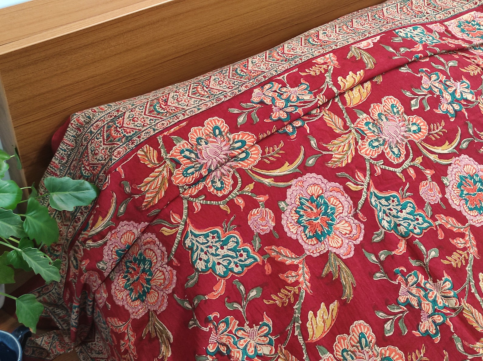 Anokhi Bedsheet Queen SIZE Block Printed Etsy