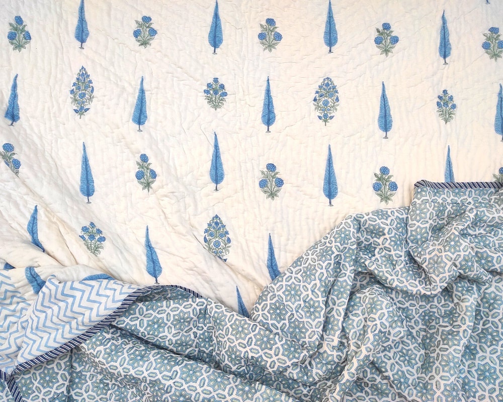 Jaipur Quilt AAA Quality Queen Size Ultra Soft Cotton Etsy