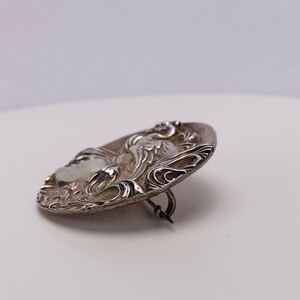 Antique Signed Art Nouveau Unger Brothers Lady Bird Pin Sterling Silver ...