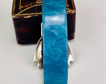 ヴィンテージ ジュディス ジャック 1970年代 虹色に輝くブルー ルー