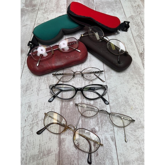 Vintage Kata Escada Polo Armani Yuniku Japan Assorted Lot of Eyeglasses