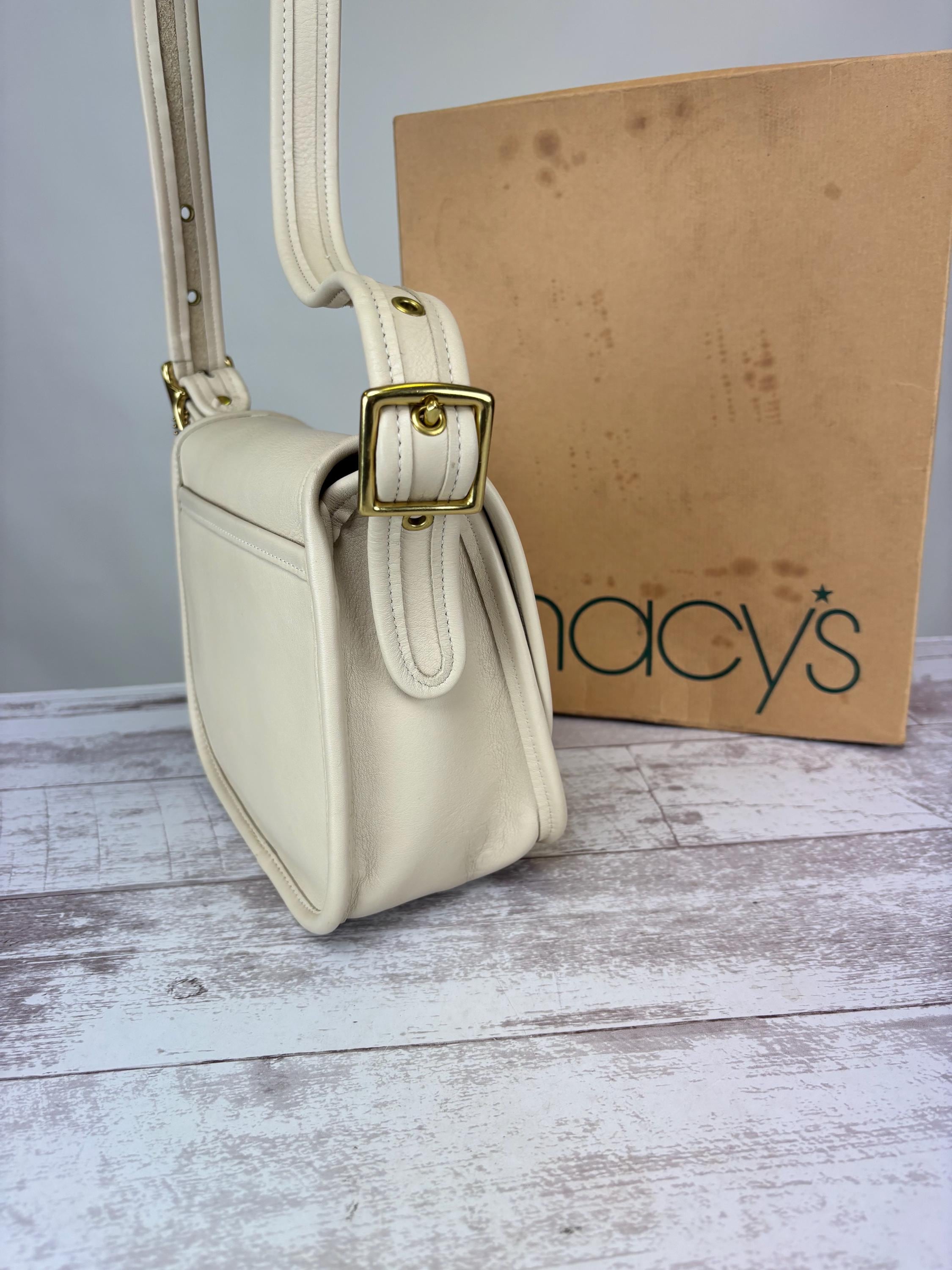 Vintage 1997 Coach Legacy Bone Leather Crossbody Purse NIB - Etsy