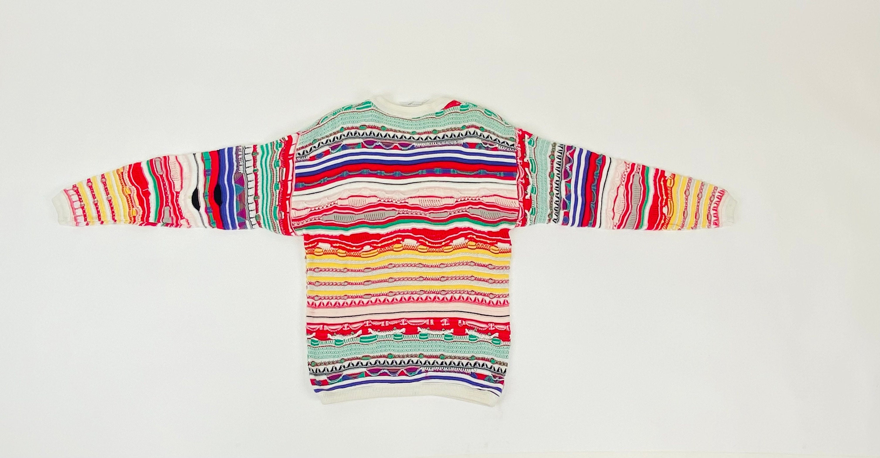 Vintage 1980s Authentic Coogi Designer Sweater Multicolored Vintage 1980s Authentic Coogi Designer Sweater Multicolored