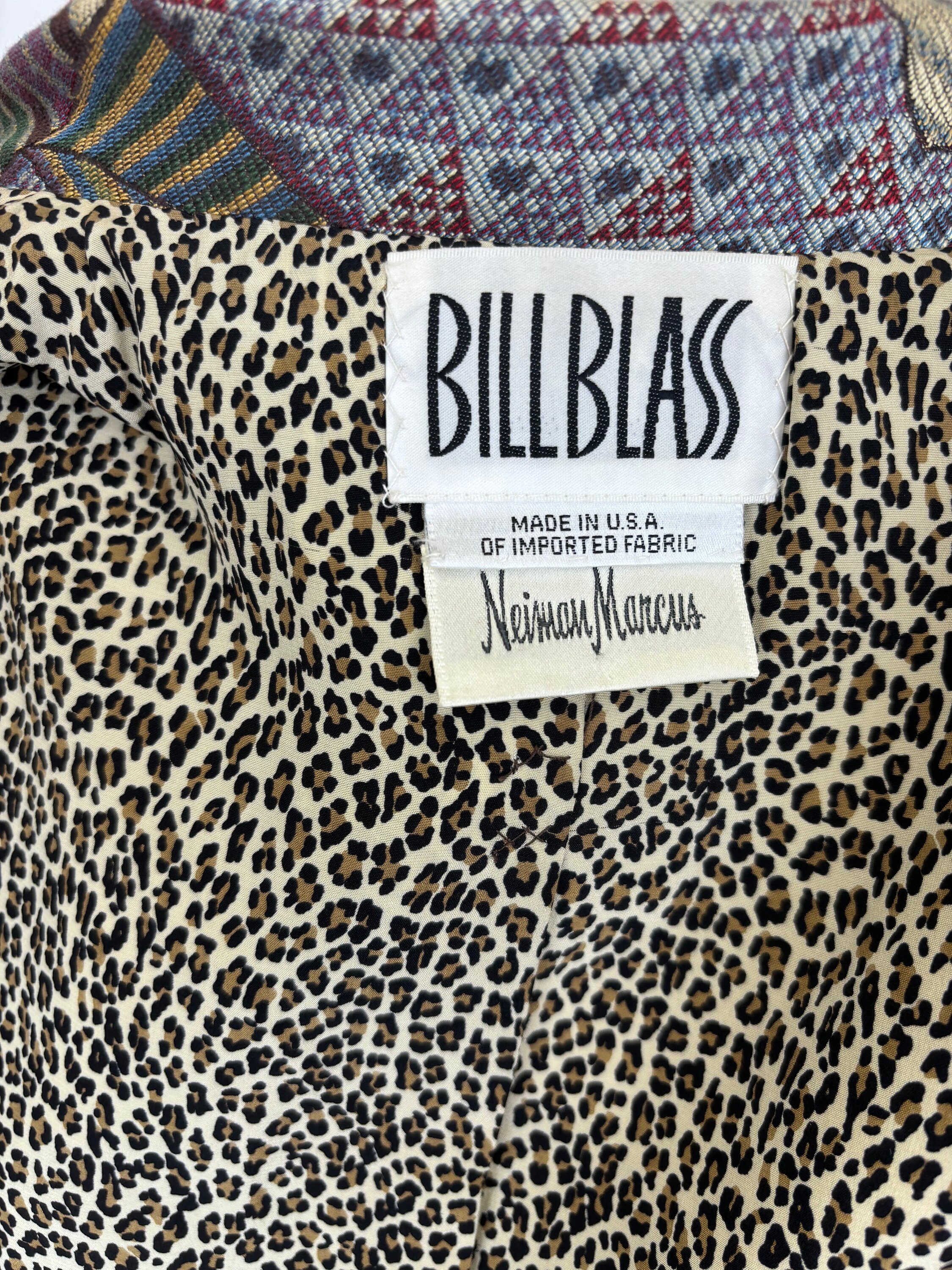 Vintage 1980s Designer Bill Blass Blazer Neiman Marcus