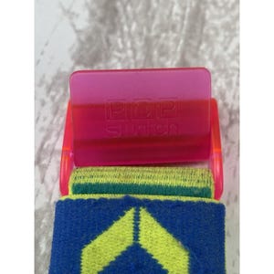 Vintage 1990s Pop Swatch Watch Neon PWK175 Waterskiing wrist watch as is image 7